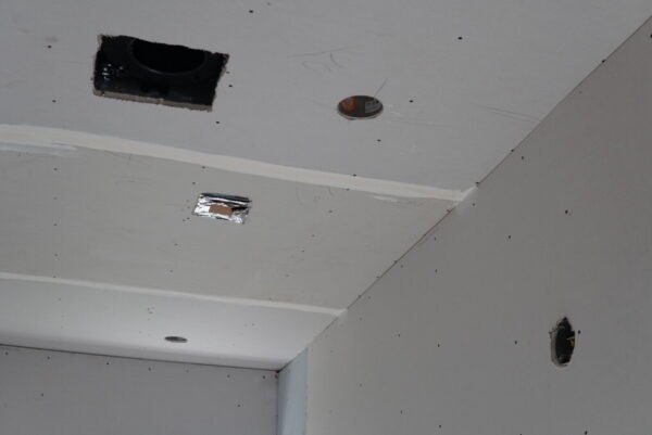 Ceiling fan installed during a remodeling job in Los Angeles, CA, showcasing professional electrical work with modern and efficient design.