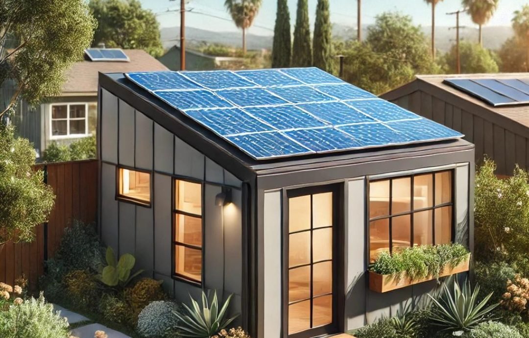 Neatly organized electrical wiring and outlets installed in an accessory dwelling unit (ADU) during construction in Los Angeles, CA, showcasing a crucial step in efficient power distribution.